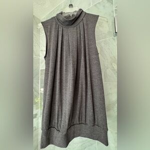 Gray Sleeveless Top